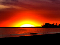 Sunset at Doheney Beach